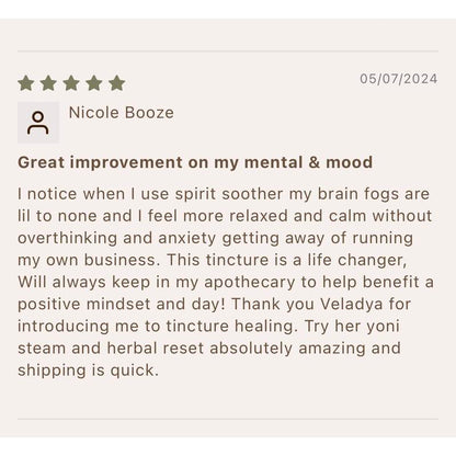 Spirit Soother Nervous System Support - 30ml