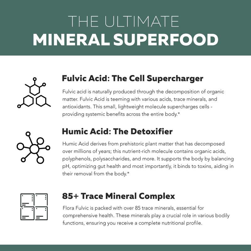 Fulvic & Humic Trace Mineral Complex - 60 Capsules