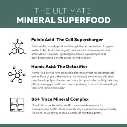 Fulvic & Humic Trace Mineral Complex - 60 Capsules