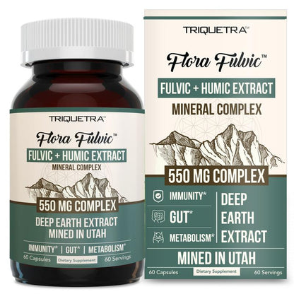 Fulvic & Humic Trace Mineral Complex - 60 Capsules